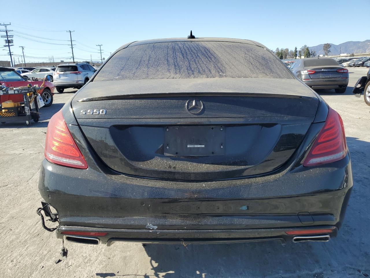 2016 Mercedes-Benz S-klasse VIN WDDUG8CBXGA241437 Copart auction photo, rear end damage thumbnail 6