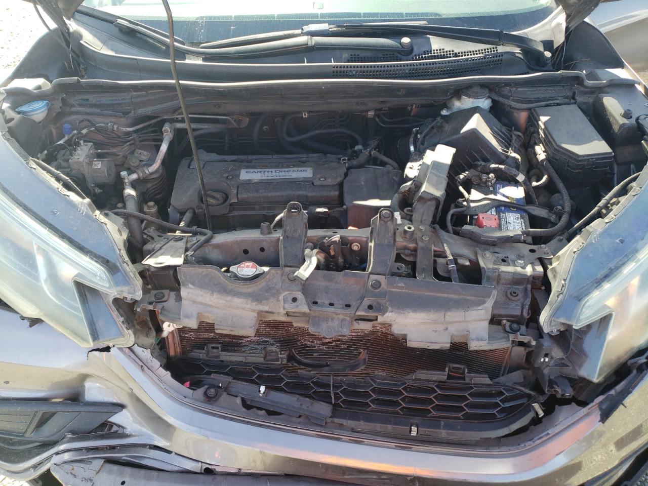 2015 Honda CR-V VIN 3CZRM3H38FG716297 Copart auction photo, front end damage thumbnail 12