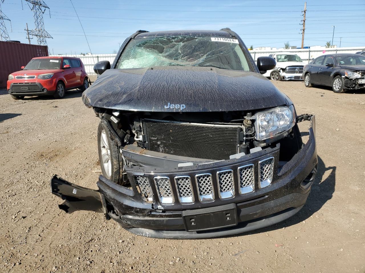 2016 Jeep Compass VIN 1C4NJDEB4GD588041 Copart auction photo, front end / minor dent/scratches damage thumbnail 5