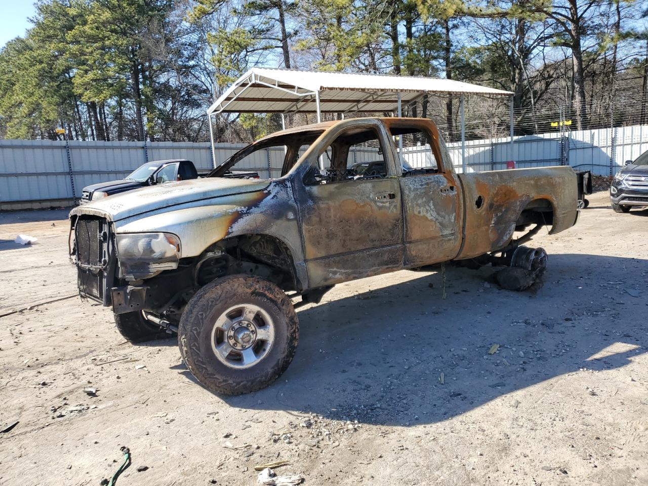 2004 Dodge RAM VIN 3D7KU28C34G282455 - Copart auction photo