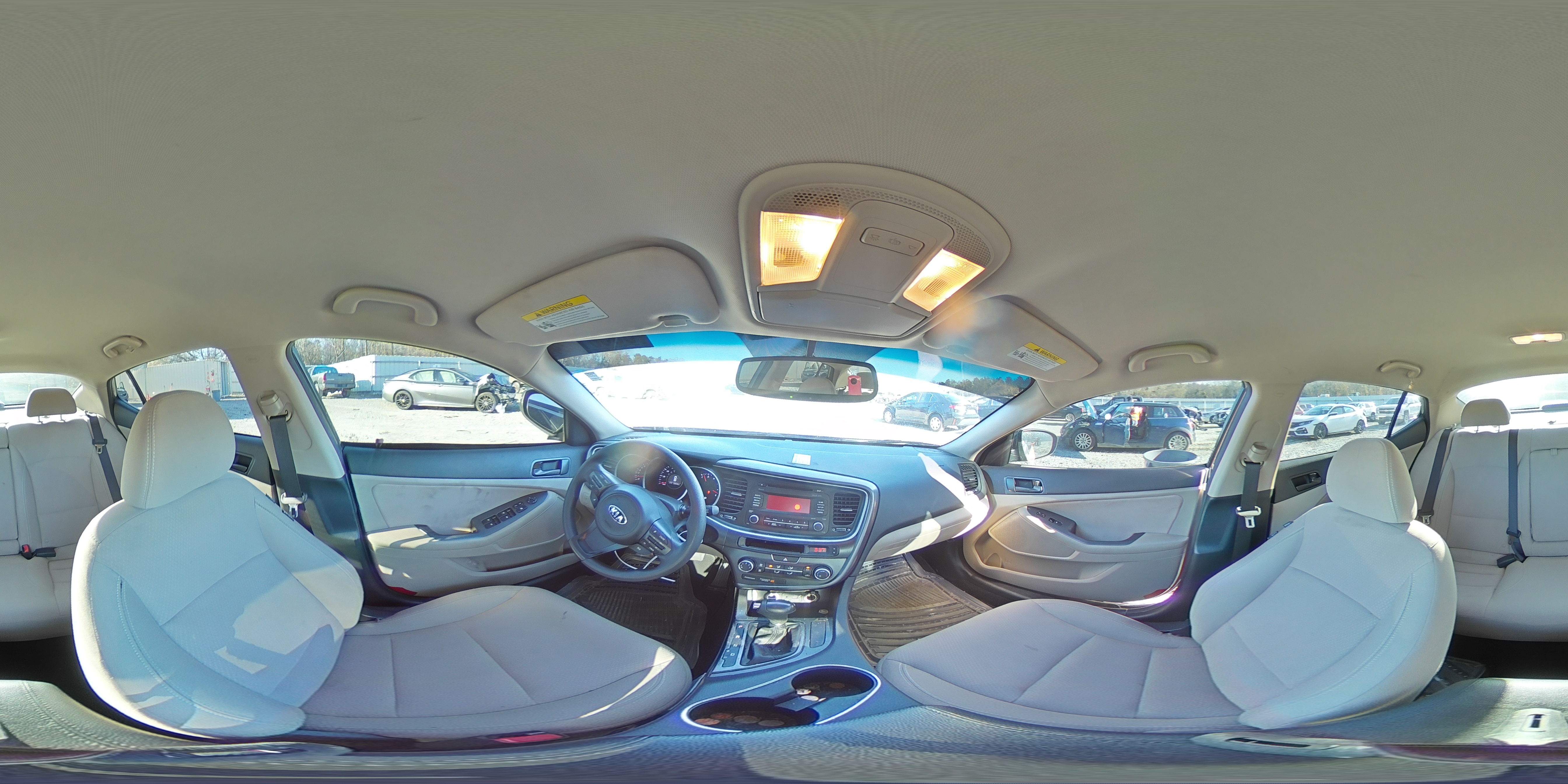 2015 KIA Optima VIN 5XXGM4A73FG512610 Copart auction photo, all over damage thumbnail 13