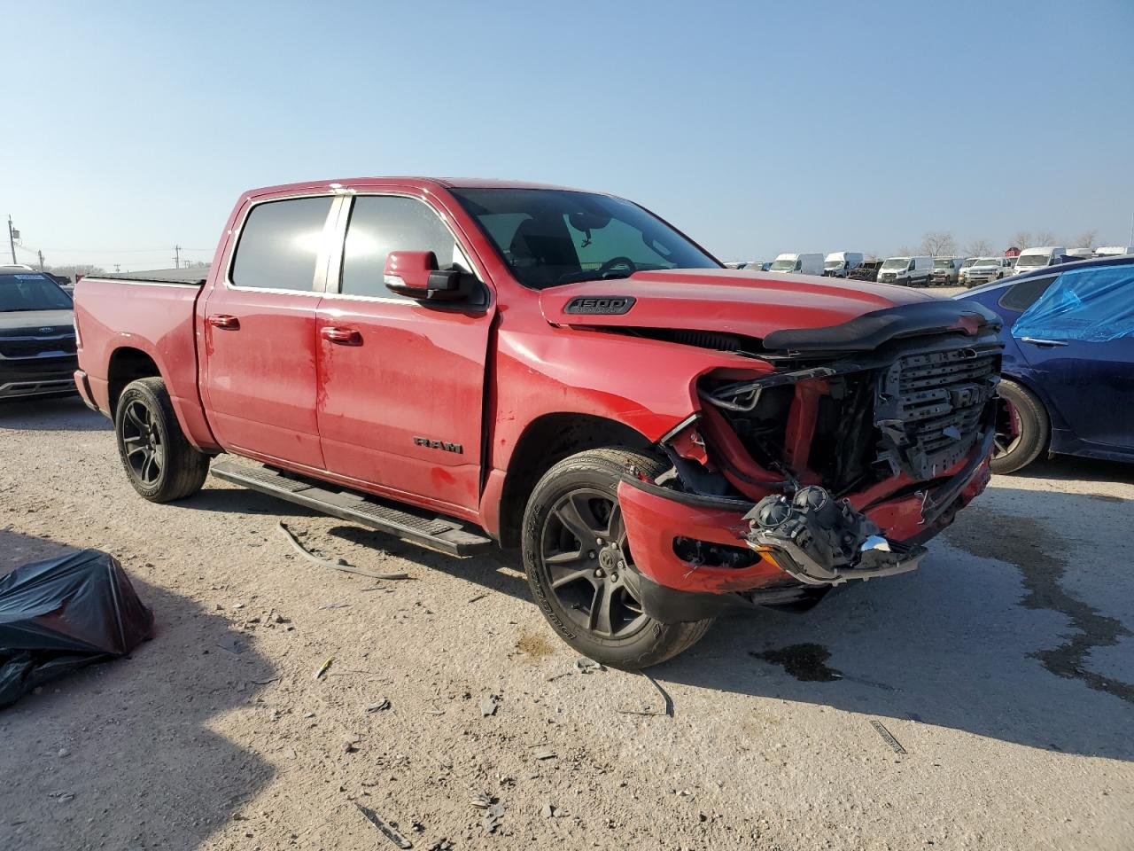 2020 RAM 1500 VIN 1C6RREFTXLN238562 Copart auction photo, front end damage thumbnail 4