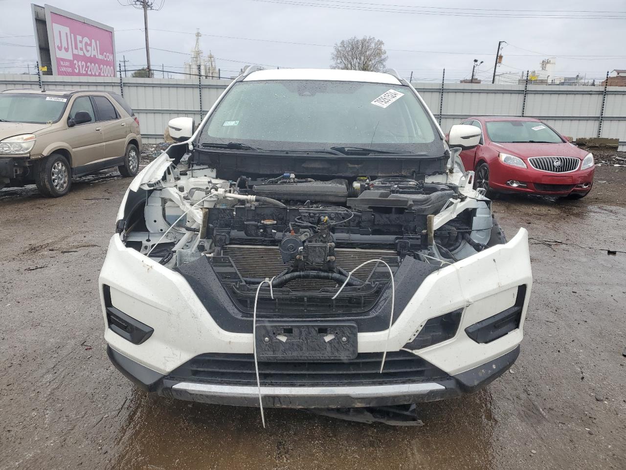 2020 Nissan Rogue VIN JN8AT2MV8LW139490 Copart auction photo, front end damage thumbnail 5
