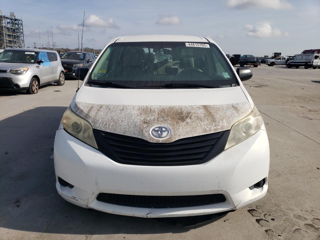2014 Toyota Sienna VIN 5TDZK3DC1ES455421 Copart auction photo, rear end damage thumbnail 5