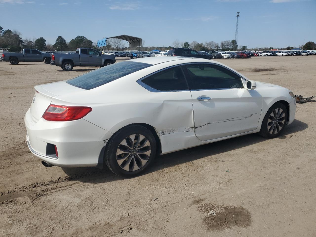 2013 Honda Accord VIN 1HGCT1B78DA020132 Copart auction photo, side damage thumbnail 3