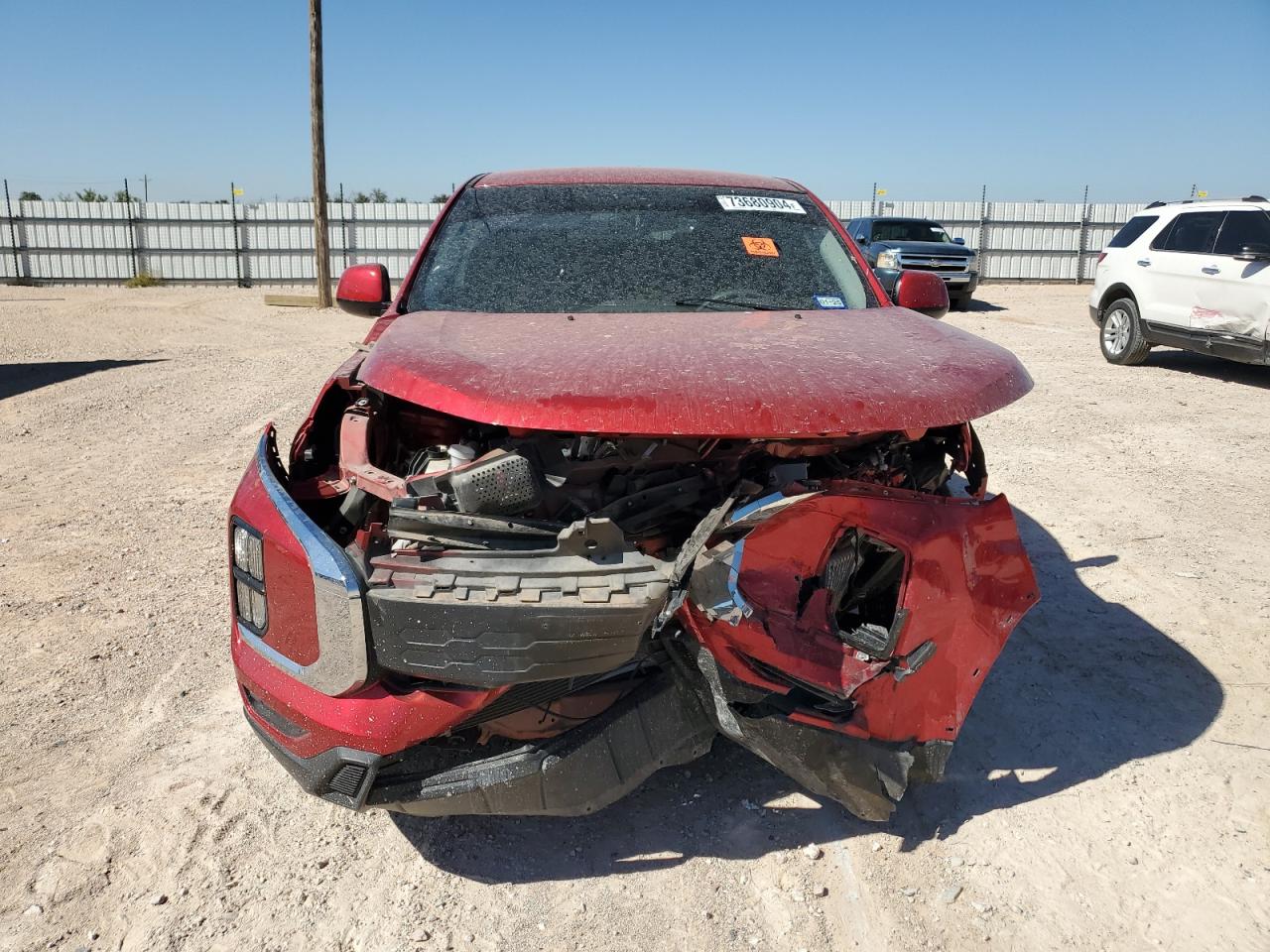 2020 Mitsubishi Outlander VIN JA4AR3AU2LU030962 Copart auction photo, front end / side damage thumbnail 5