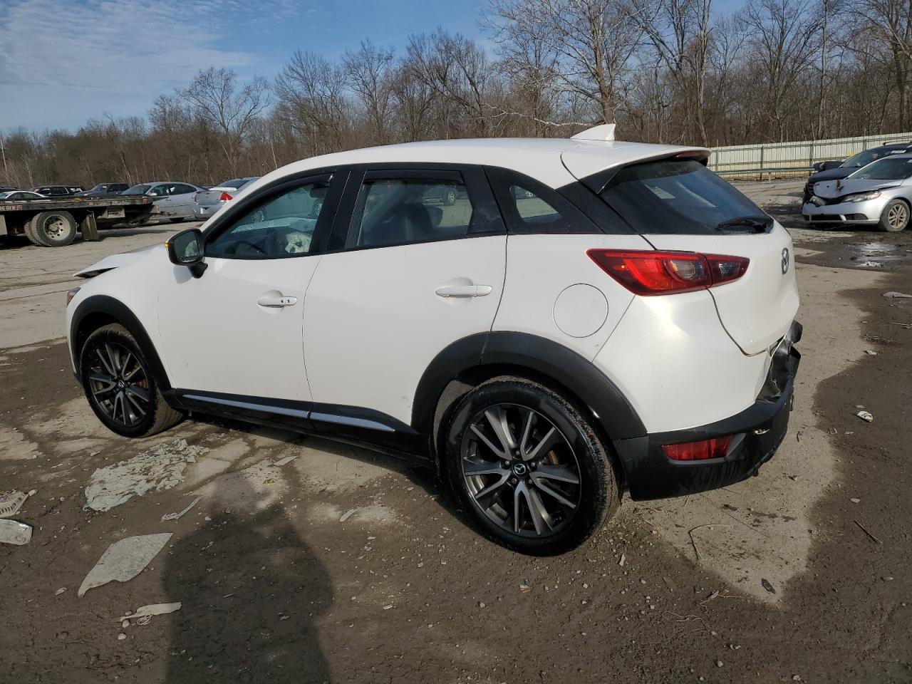 2016 Mazda CX-3 VIN JM1DKFD77G0134889 Copart auction photo, front end / rear end damage thumbnail 2