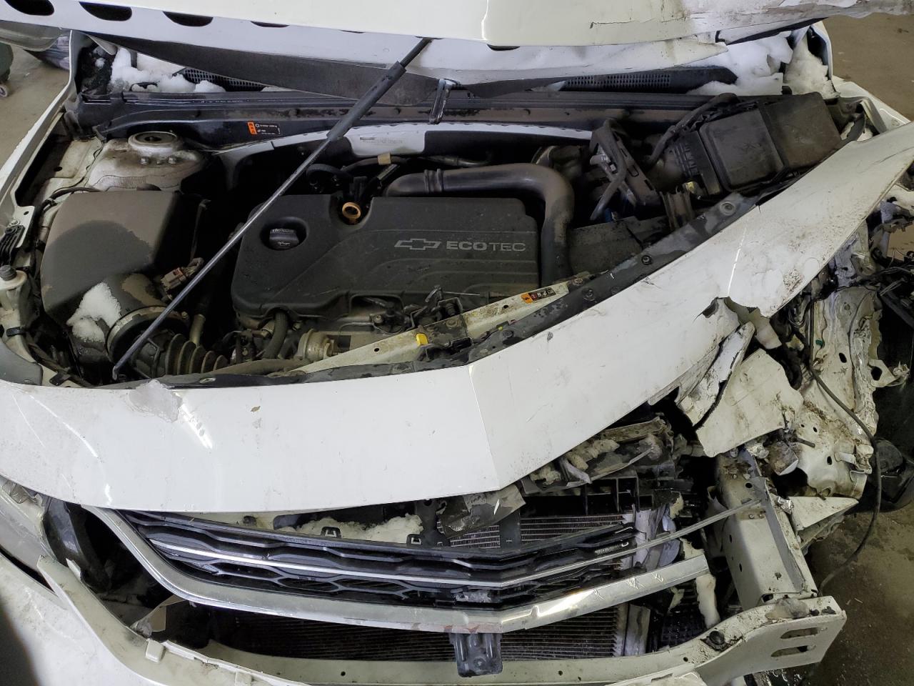 2018 Chevrolet Malibu VIN 1G1ZD5STXJF173077 Copart auction photo, front end / side damage thumbnail 12