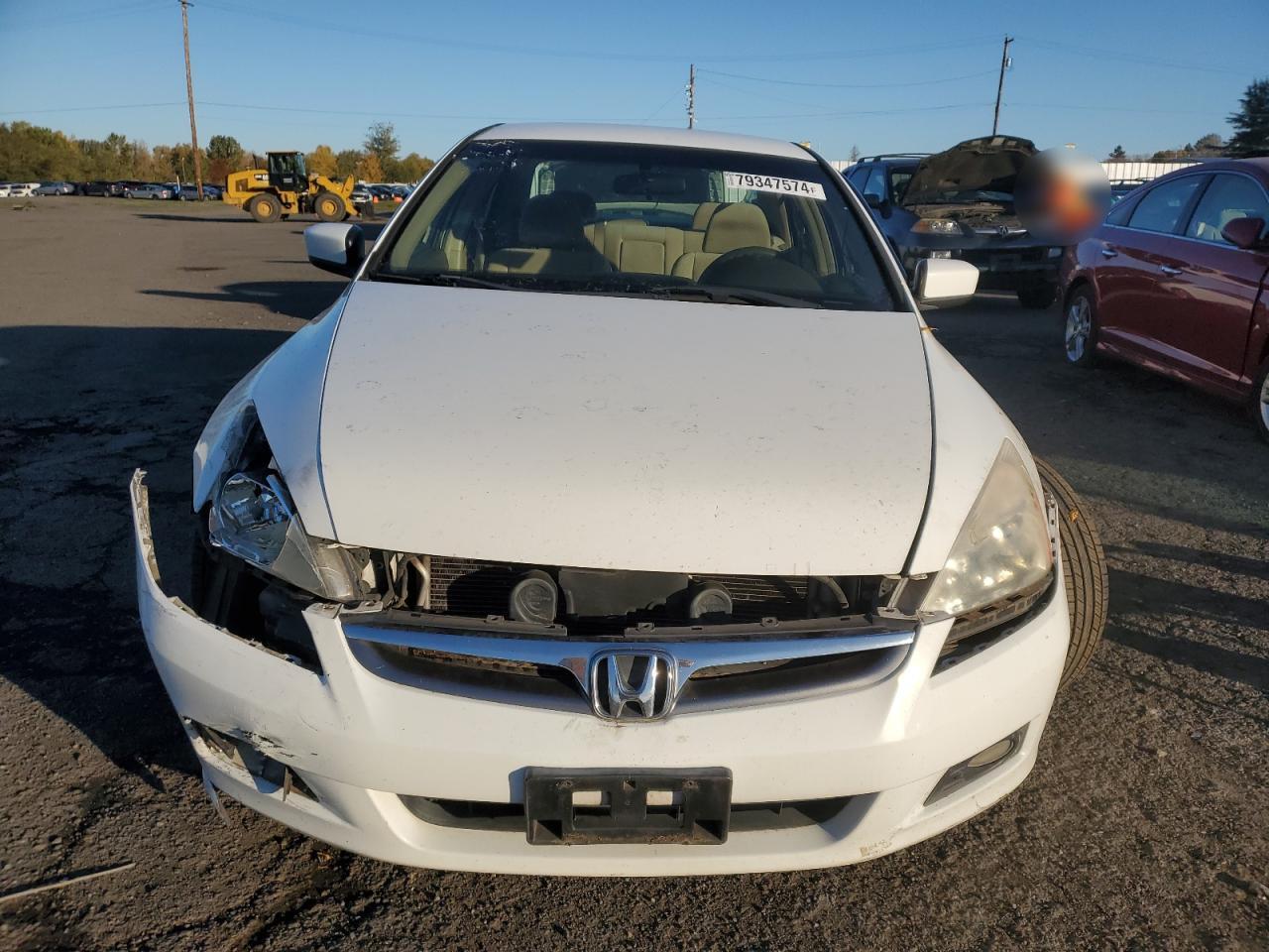 2007 Honda Accord VIN JHMCM56347C020260 Copart auction photo, all over / undercarriage damage thumbnail 5