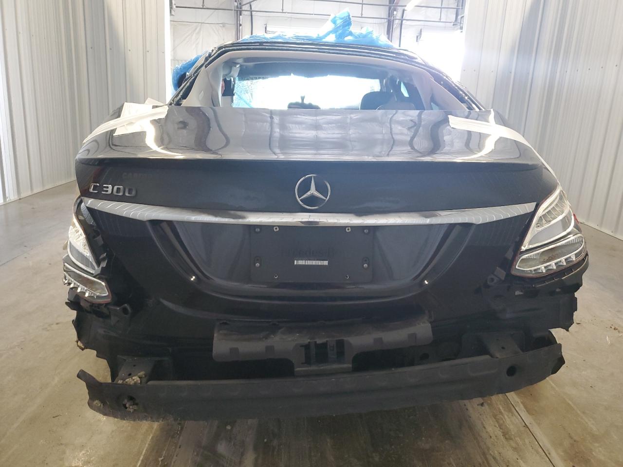 2017 Mercedes-Benz C-klasse VIN 55SWF4JB2HU179119 Copart auction photo, all over damage thumbnail 6