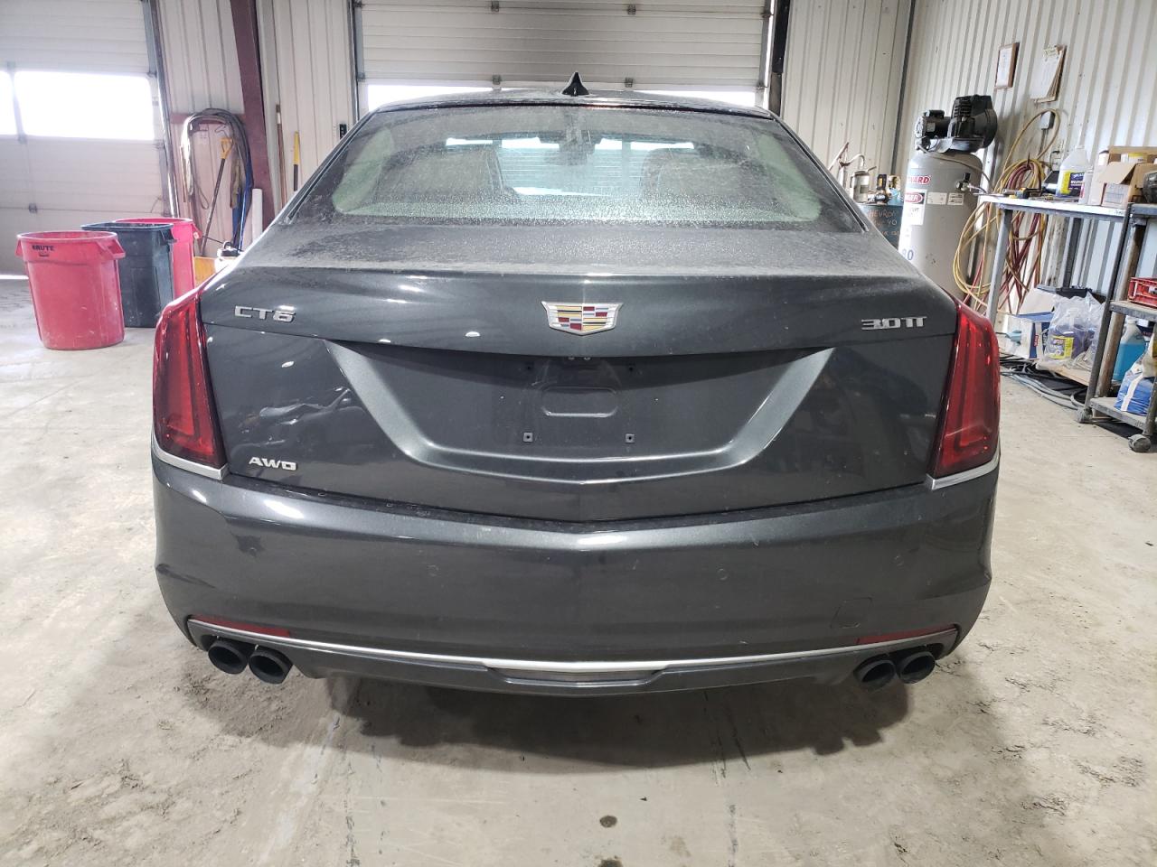 2017 Cadillac CT6 VIN 1G6KN5R67HU183399 Copart auction photo, front end / rear end damage thumbnail 6