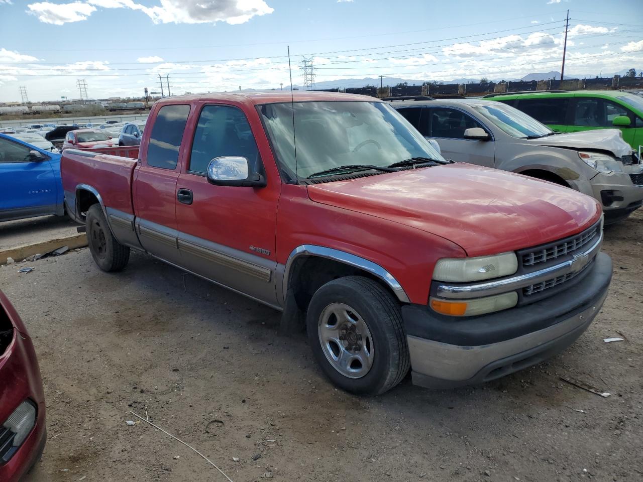 2001 Chevrolet Silverado VIN 2GCEC19T311258504 Copart auction photo, rear end damage thumbnail 4