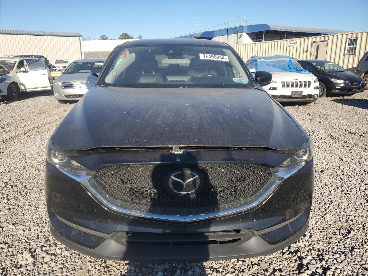 2021 Mazda CX-5 VIN JM3KFACM3M0321796 Copart auction photo, side damage thumbnail 5