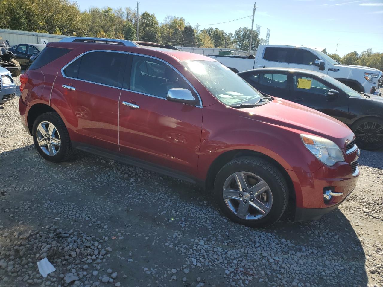 2015 Chevrolet Equinox VIN 2GNFLHE32F6384129 Copart auction photo, rear end / front end damage thumbnail 4