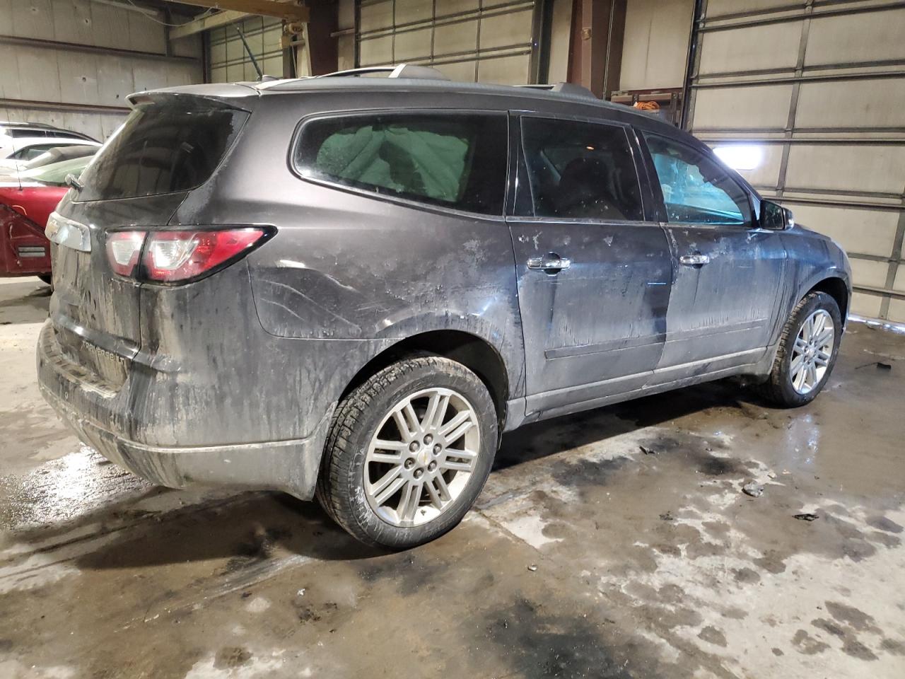 2014 Chevrolet Traverse VIN 1GNKRGKD9EJ284776 Copart auction photo, side / rear end damage thumbnail 3