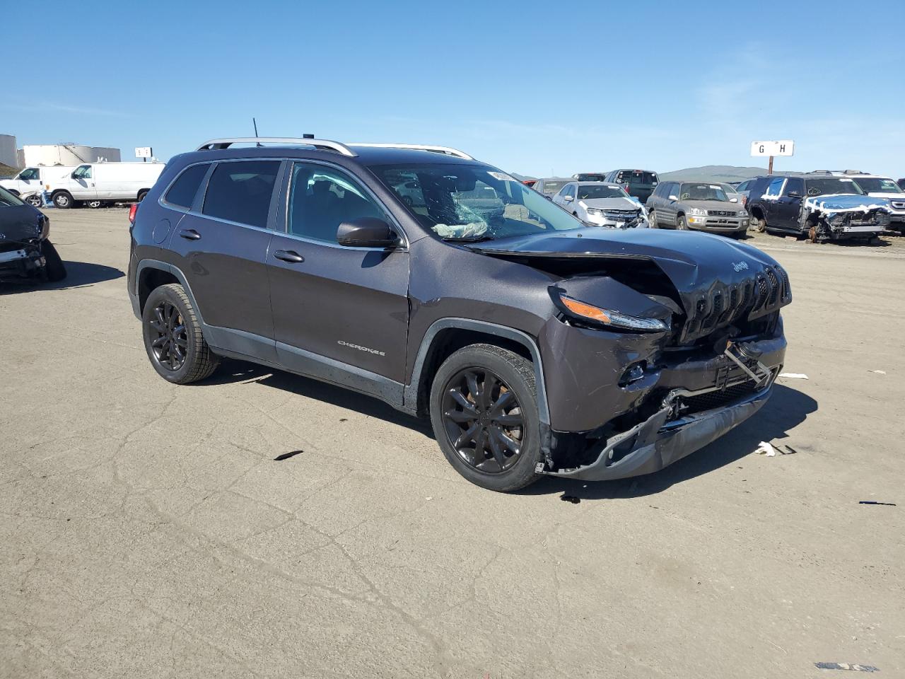 2016 Jeep Grand Cherokee VIN 1C4PJLDB7GW307102 Copart auction photo, front end damage thumbnail 4