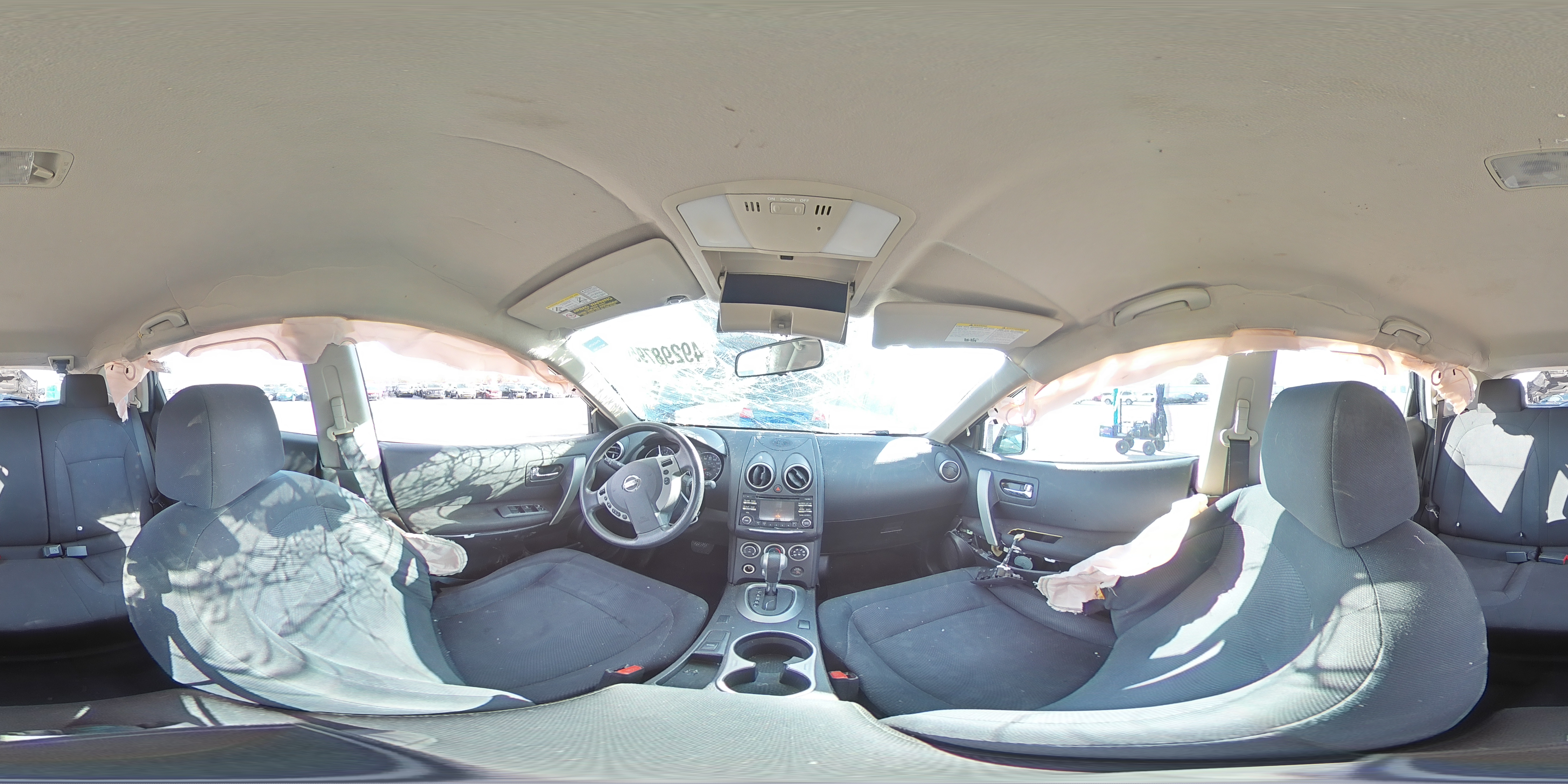 2014 Nissan Rogue VIN JN8AS5MV0EW718996 Copart auction photo, rollover damage thumbnail 15