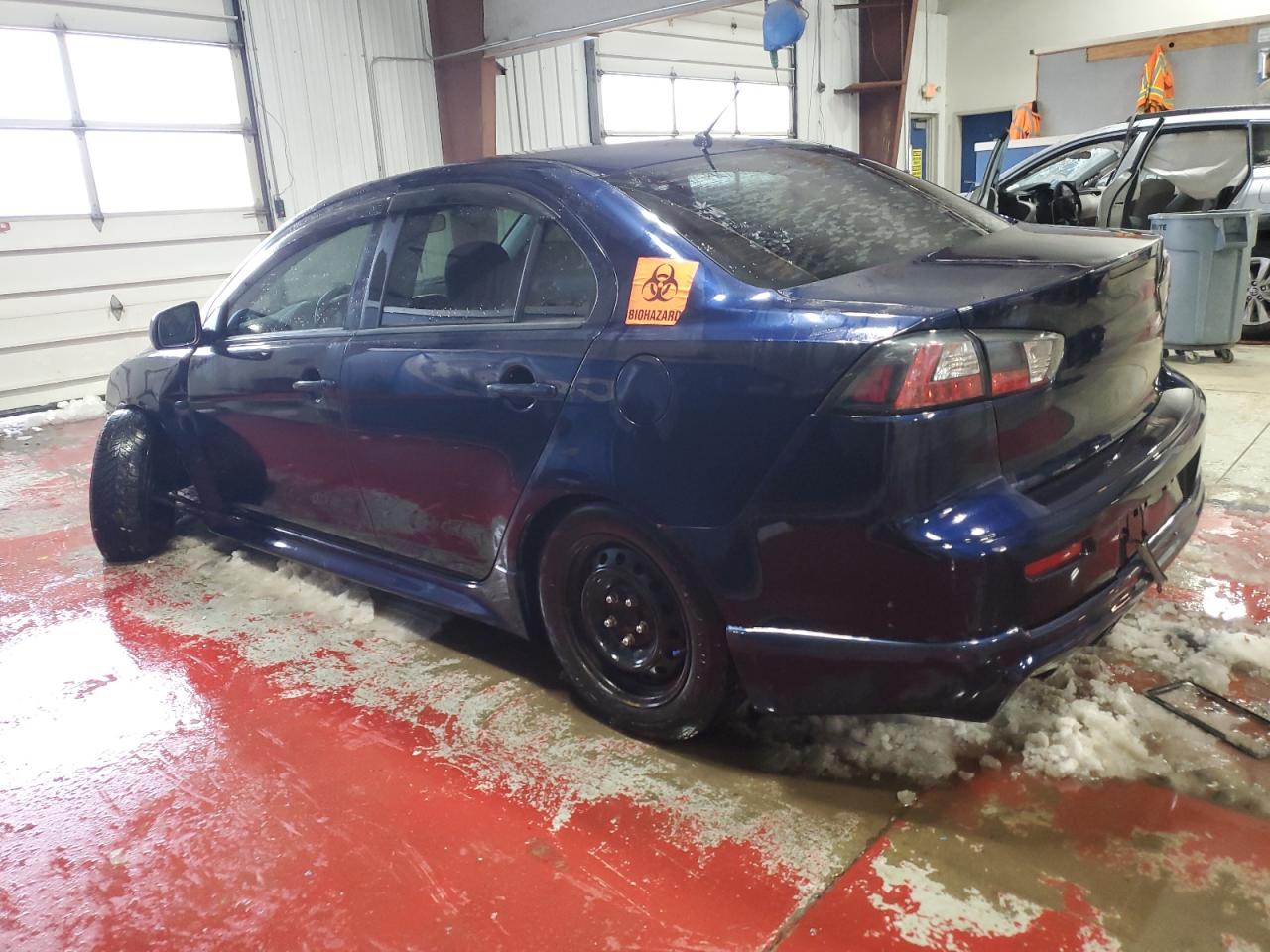 2014 Mitsubishi Lancer VIN JA32U2FU2EU013673 Copart auction photo, side damage thumbnail 2