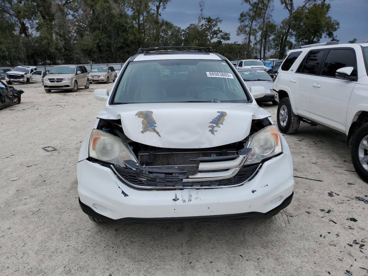 2011 Honda CR-V VIN 5J6RE4H78BL023197 Copart auction photo, front end damage thumbnail 5
