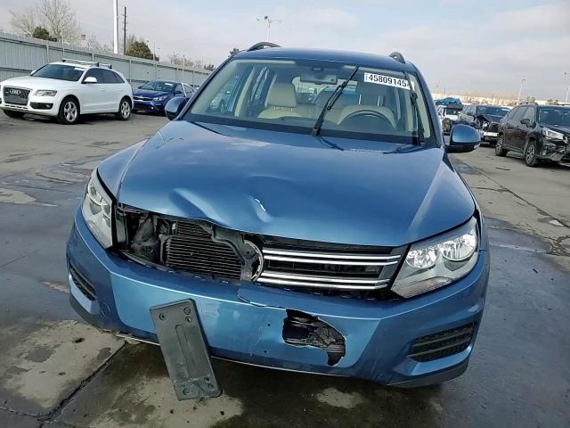 2017 Volkswagen Tiguan VIN WVGBV7AX9HK032665 Copart auction photo, front end damage thumbnail 14