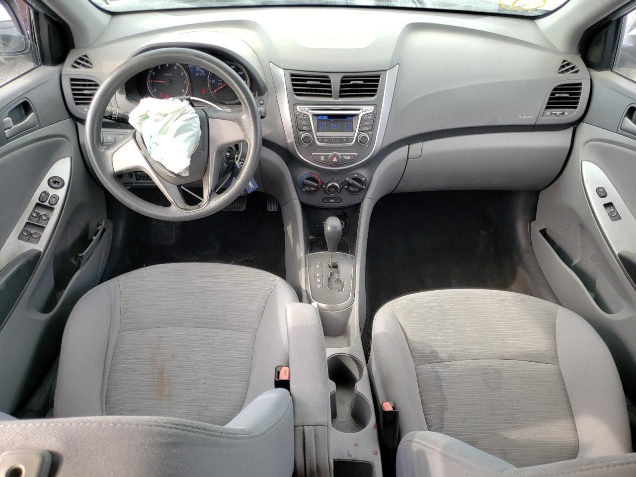 2016 Hyundai Accent VIN KMHCT4AE6GU104917 Copart auction photo, front end damage thumbnail 8