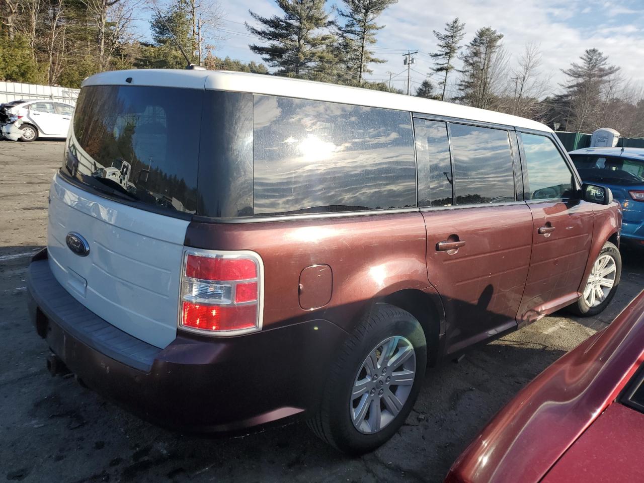 2012 Ford Flex VIN 2FMGK5BC6CBD14246 Copart auction photo, all over damage thumbnail 3