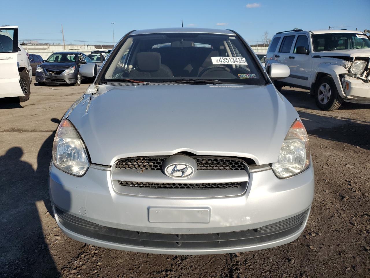 2011 Hyundai Accent VIN KMHCM3AC5BU202352 Copart auction photo, front end damage thumbnail 5