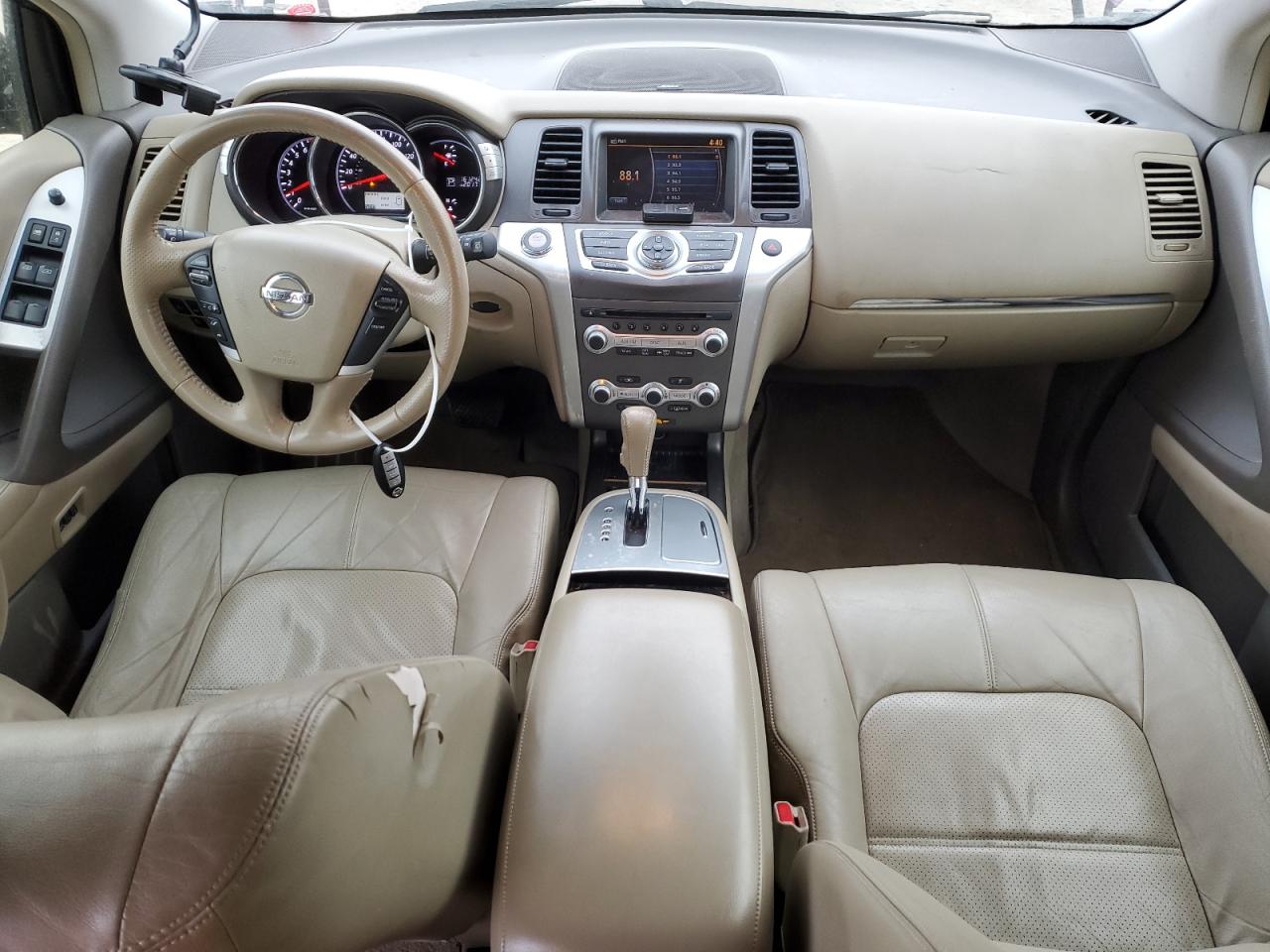 2012 Nissan Murano VIN JN8AZ1MUXCW119046 Copart auction photo, front end / side damage thumbnail 8