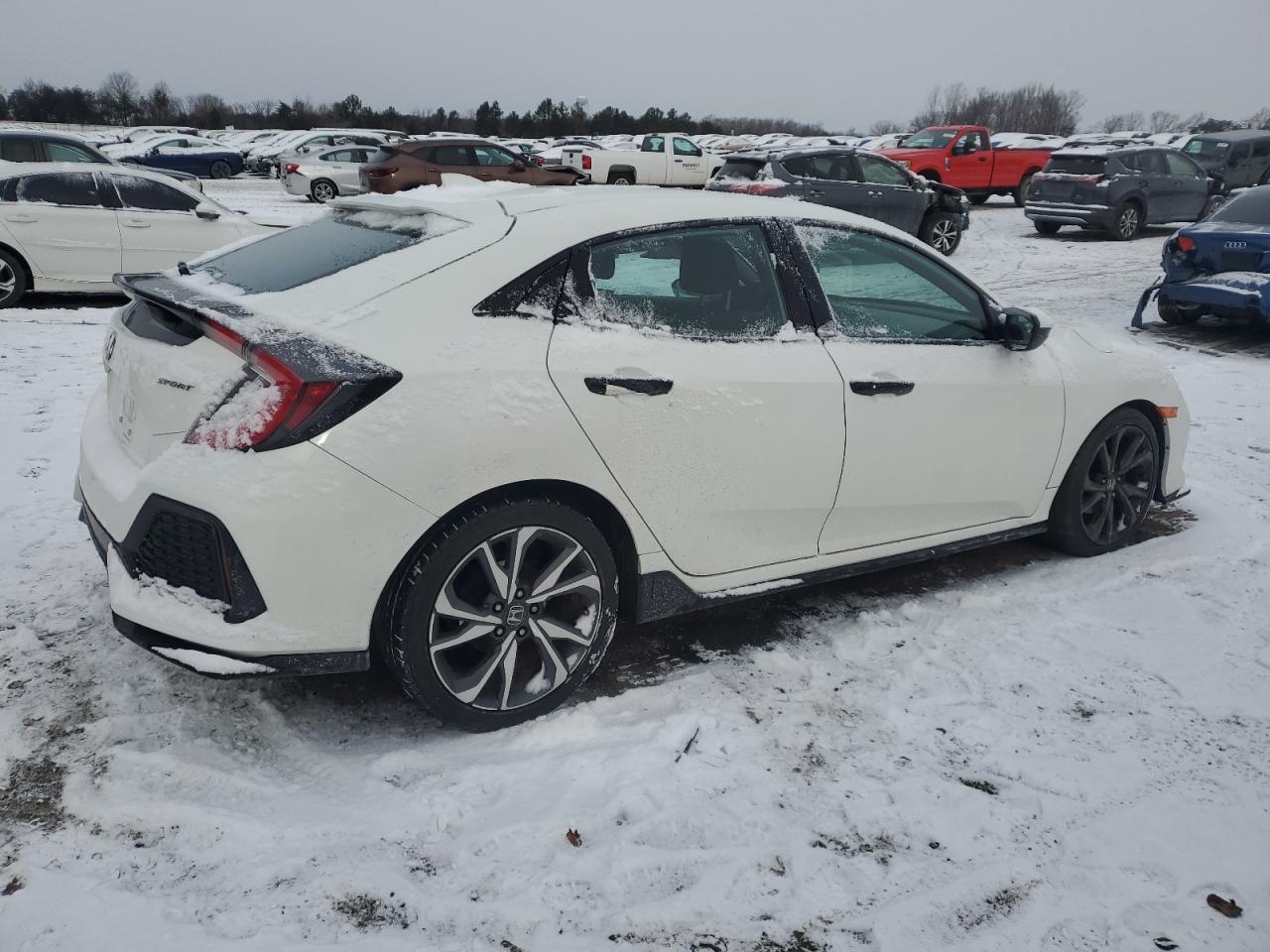 2019 Honda Civic VIN SHHFK7H41KU200702 Copart auction photo, side / undercarriage damage thumbnail 3