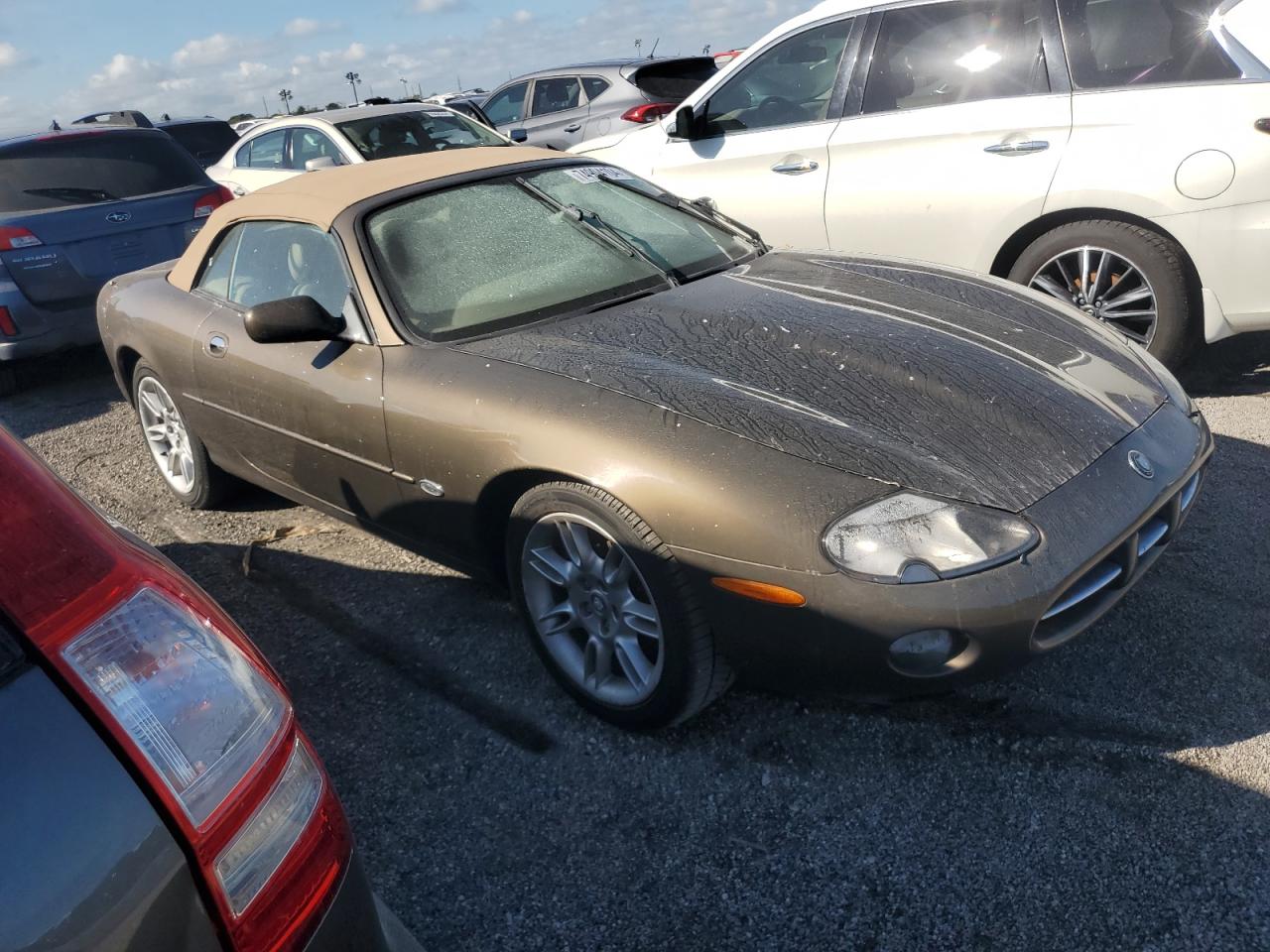 2001 Jaguar XK VIN SAJDA42C31NA20071 Copart auction photo, water/flood damage thumbnail 4
