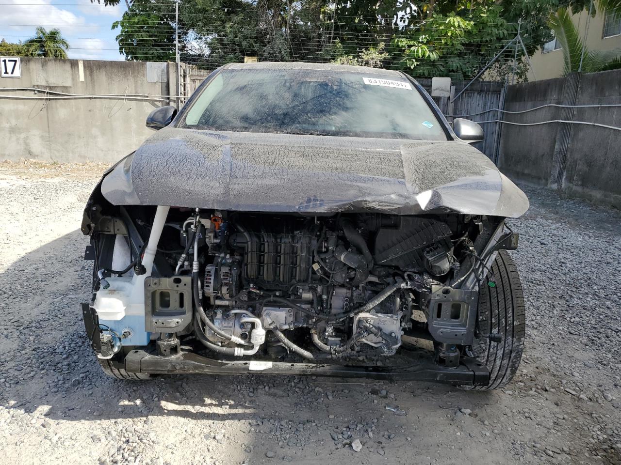 2023 Hyundai Santa Fe VIN 5NMS1DAJ3PH599068 Copart auction photo, front end damage thumbnail 5