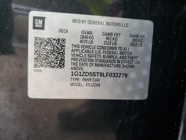 2020 Chevrolet Malibu VIN 1G1ZD5ST9LF033279 Copart auction photo, mechanical damage thumbnail 12