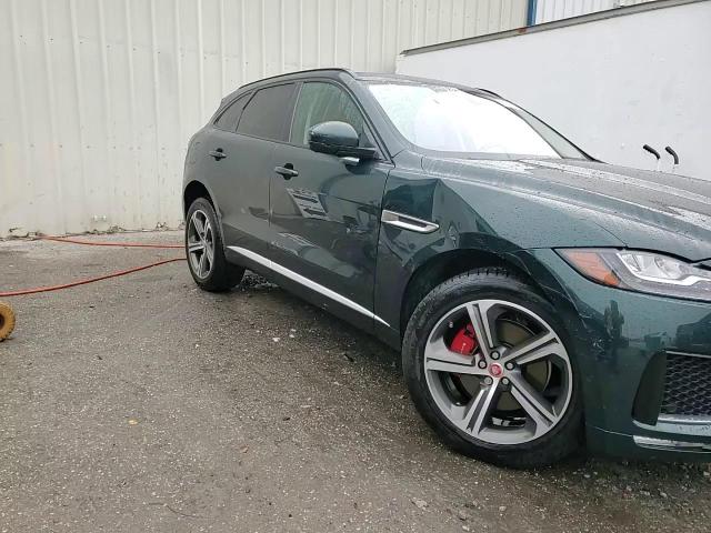2017 Jaguar F-Pace VIN SADCM2BV9HA091446 Copart auction photo, front end damage thumbnail 14