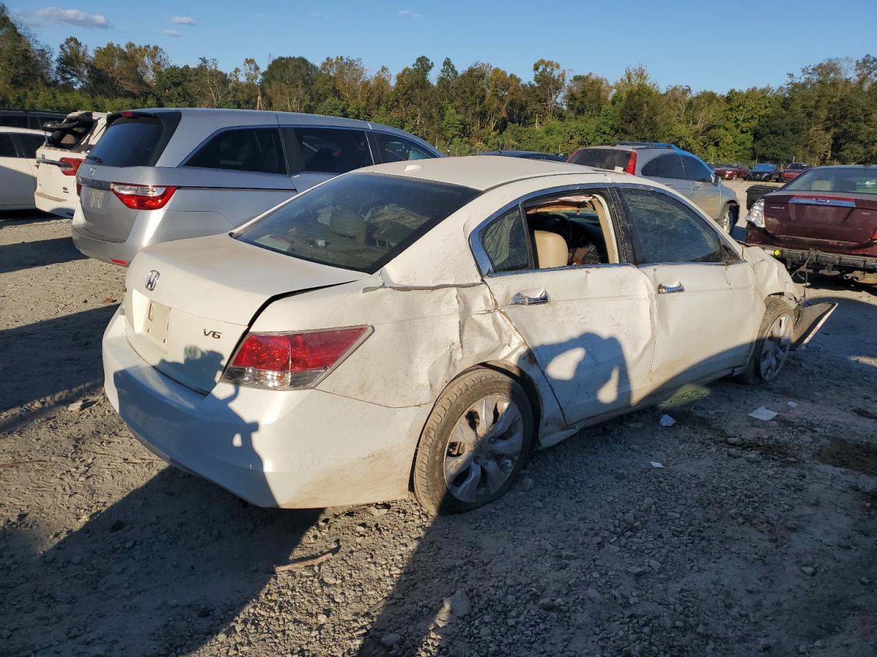 2008 Honda Accord VIN 1HGCP368X8A016902 Copart auction photo, all over damage thumbnail 3