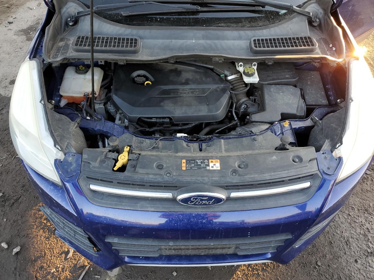 2014 Ford Escape VIN 1FMCU0GX2EUD77784 Copart auction photo, front end damage thumbnail 12