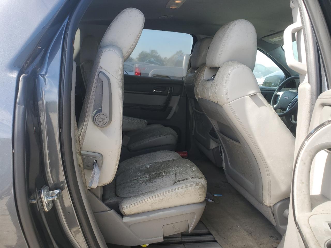 2013 GMC Acadia VIN 1GKKRRKDXDJ185438 Copart auction photo, top/roof / front end damage thumbnail 11