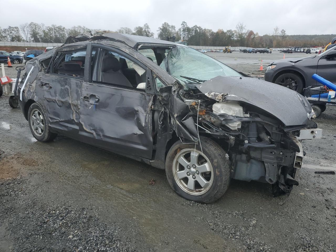 2008 Toyota Prius VIN JTDKB20UX83411546 Copart auction photo, all over damage thumbnail 4