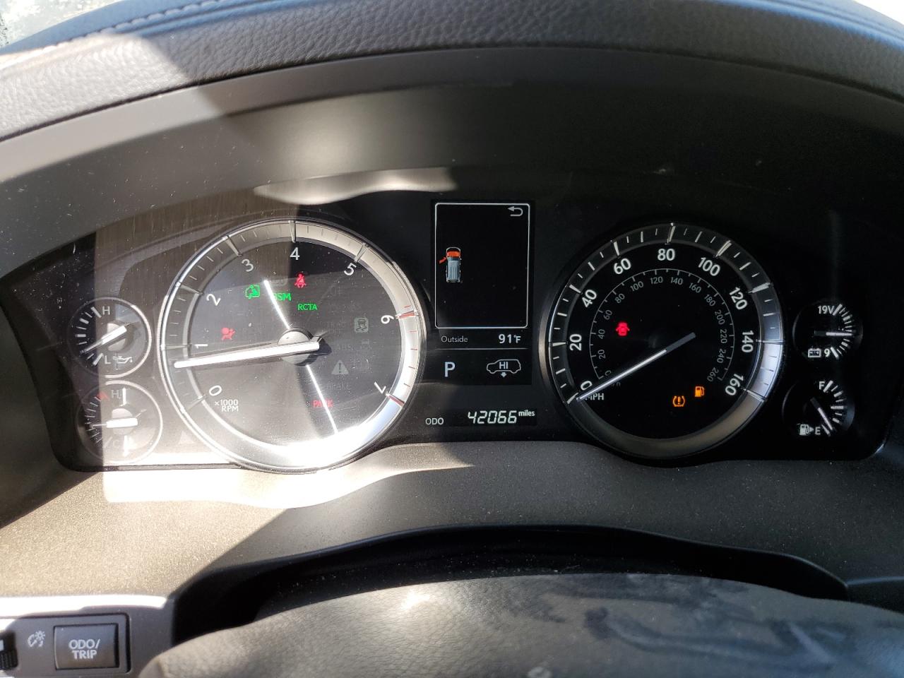2021 Lexus LX VIN JTJDY7AX4M4335014 Copart auction photo, normal wear damage thumbnail 9