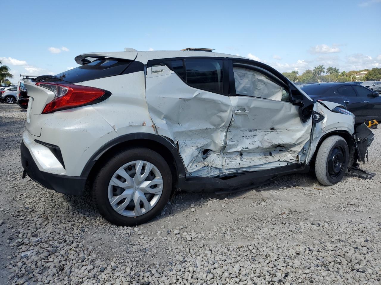 2021 Toyota C-HR VIN NMTKHMBX5MR129758 Copart auction photo, side damage thumbnail 3