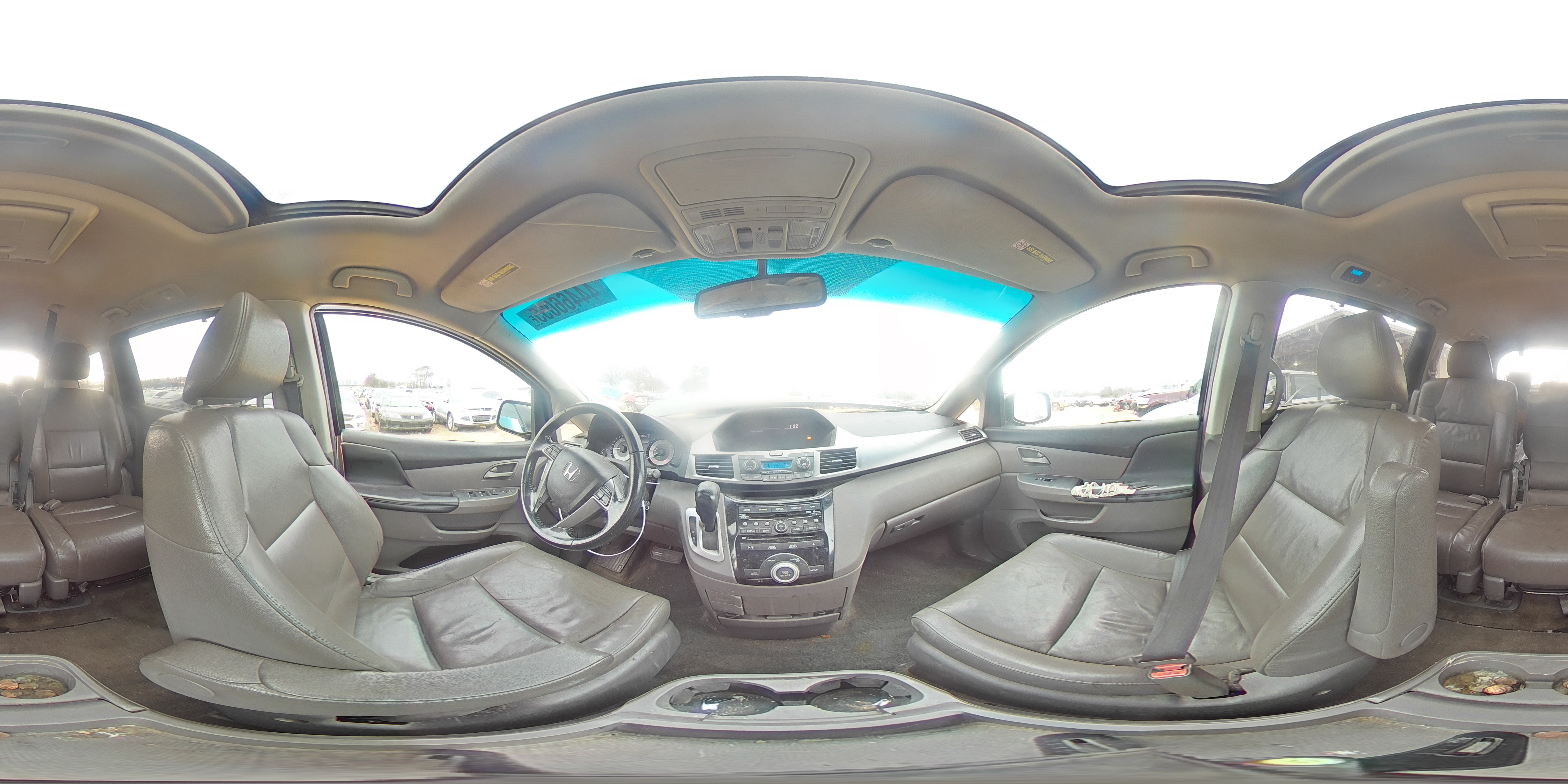 2012 Honda Odyssey VIN 5FNRL5H61CB146935 Copart auction photo, front end damage thumbnail 14