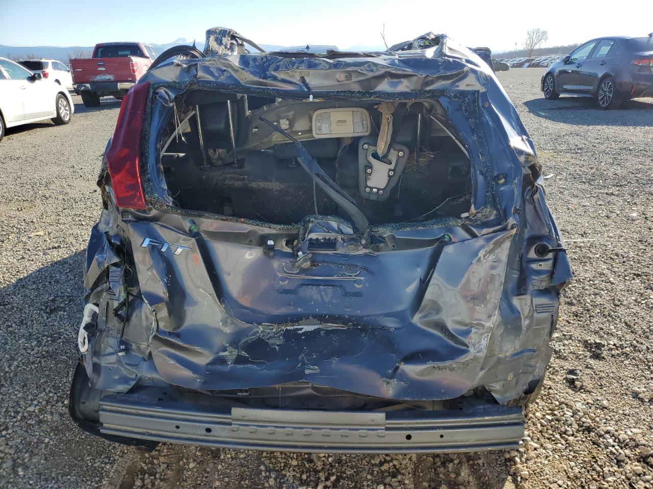 2017 Honda Fit VIN 3HGGK5G5XHM714137 Copart auction photo, all over damage thumbnail 6