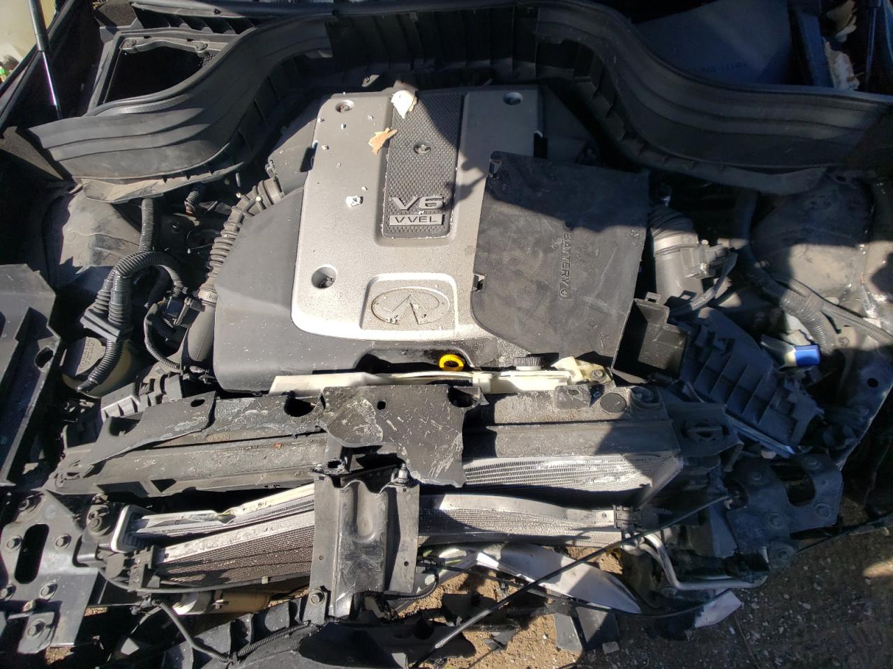2016 Infiniti QX50 VIN JN1BJ0RR8GM264449 Copart auction photo, all over damage thumbnail 11