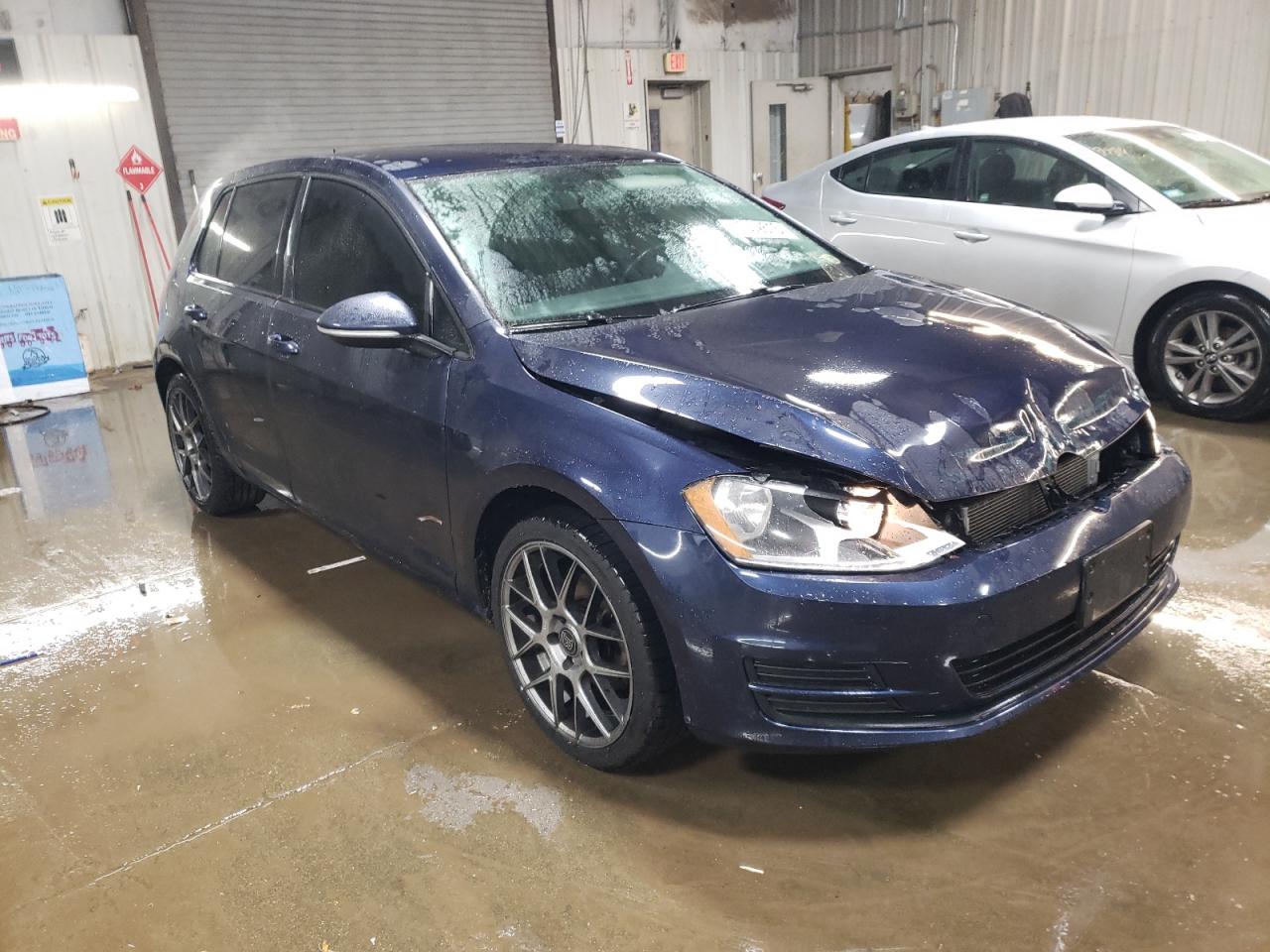 2015 Volkswagen Golf VIN 3VW217AU8FM011265 Copart auction photo, front end damage thumbnail 4