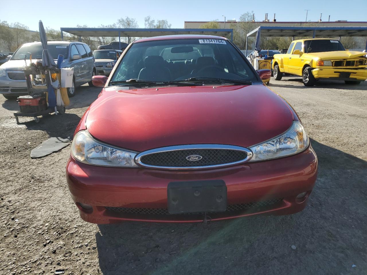 1998 Ford Contour VIN 1FALP68G4WK119895 Copart auction photo, front end damage thumbnail 5