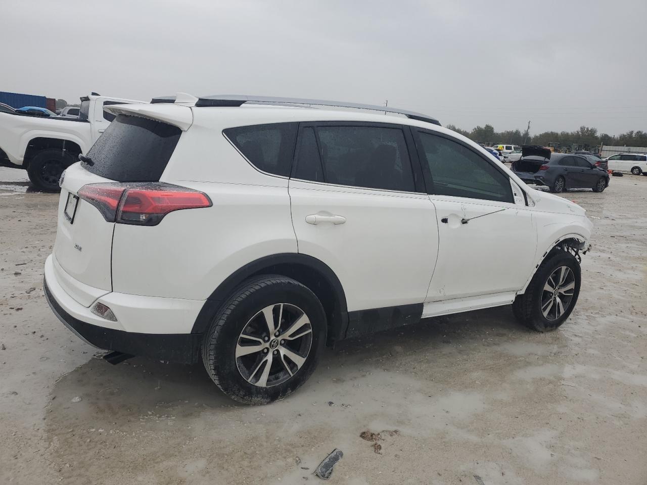 2017 Toyota RAV 4 VIN JTMWFREV9HD095857 Copart auction photo, front end / side damage thumbnail 3