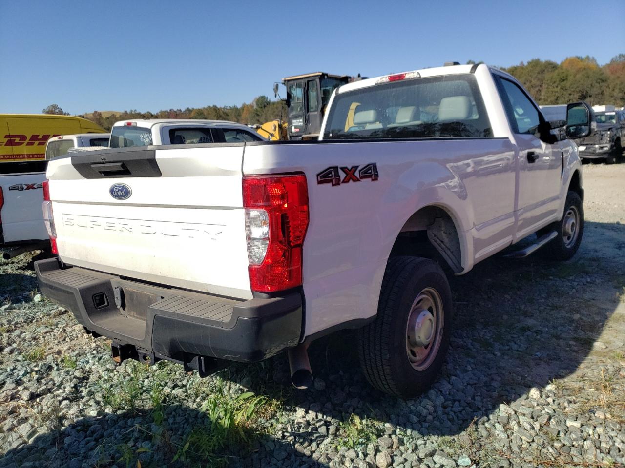 2020 Ford F250 VIN 1FTBF2B6XLEE98980 Copart auction photo, top/roof damage thumbnail 3