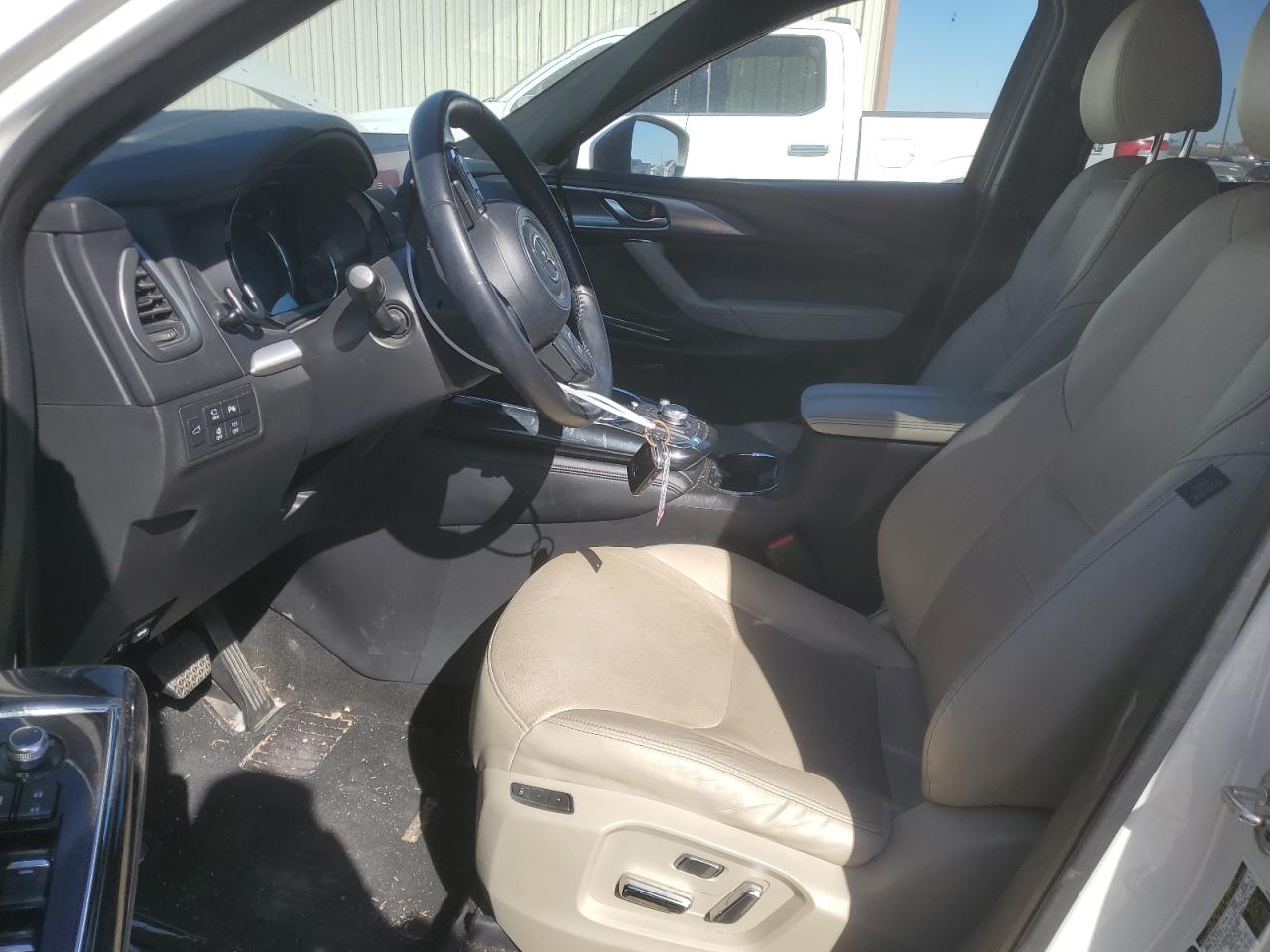 2021 Mazda CX-9 VIN JM3TCADYXM0507401 Copart auction photo, front end / side damage thumbnail 7