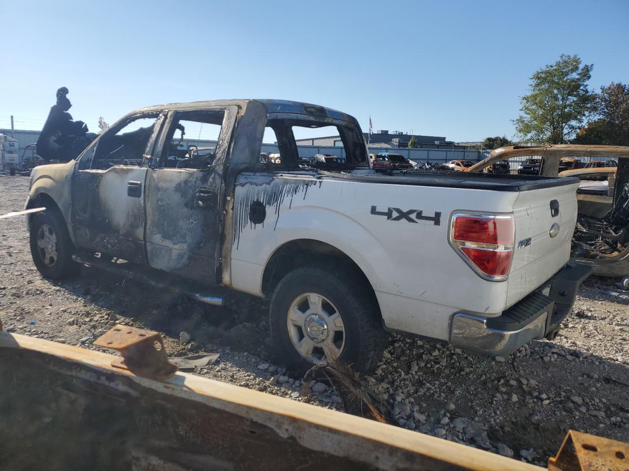 2011 Ford F-150 VIN 1FTFW1ET4BFB59041 Copart auction photo, burn damage thumbnail 2