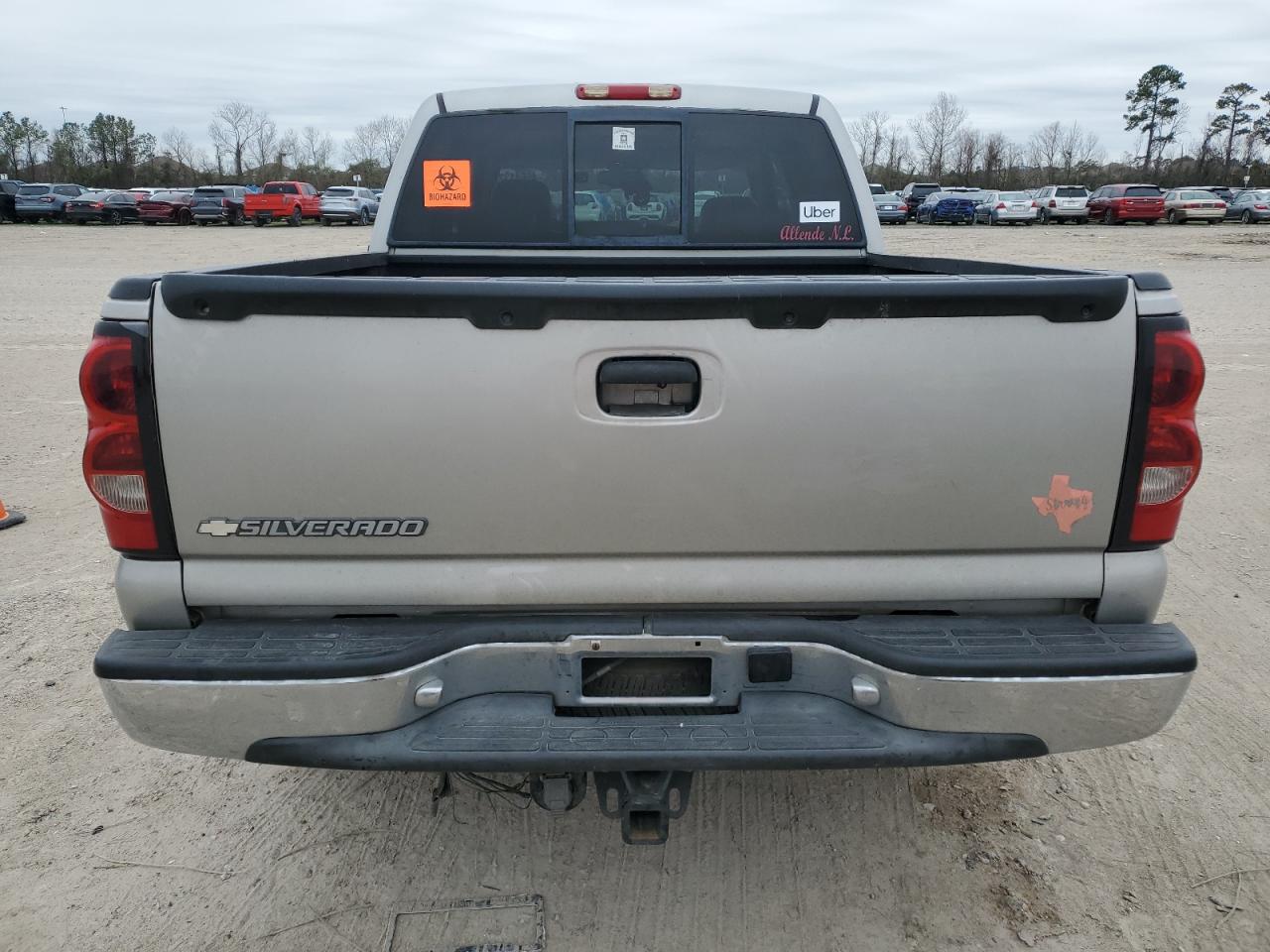 2006 Chevrolet Silverado VIN 2GCEC13TX61119356 Copart auction photo, vandalism / minor dent/scratches damage thumbnail 6