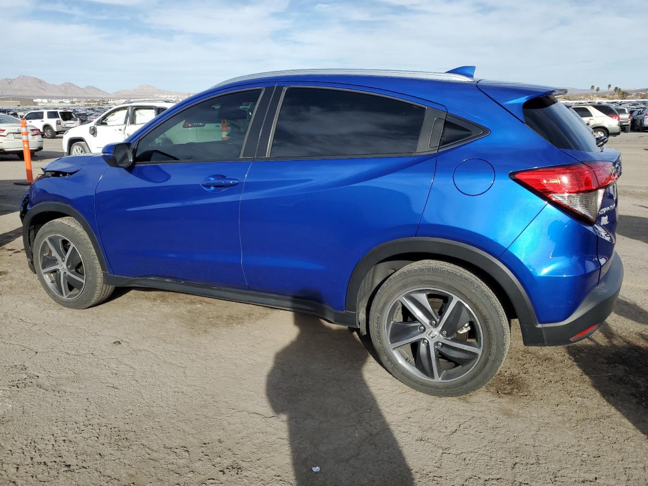 2021 Honda HR-V VIN 3CZRU5H73MM707696 Copart auction photo, front end / rear end damage thumbnail 2